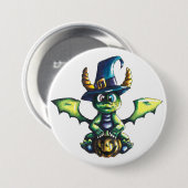 Magisch Halloween Dragon Design Ronde Button 7,6 Cm (Voorkant /achterkant)