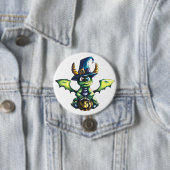 Magisch Halloween Dragon Design Ronde Button 7,6 Cm (In situ)