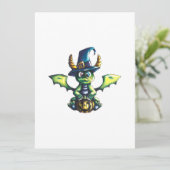 Magisch Halloween Dragon Design Save The Date (Staand voorkant)