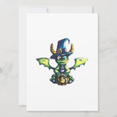 Magisch Halloween Dragon Design Save The Date (Voorkant)