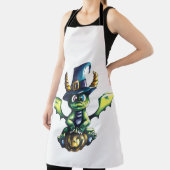 Magisch Halloween Dragon Design Schort (Insitu)