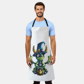 Magisch Halloween Dragon Design Schort (Gedragen)