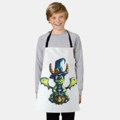 Magisch Halloween Dragon Design Schort (Gedragen)