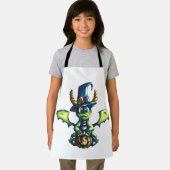 Magisch Halloween Dragon Design Schort (Insitu)