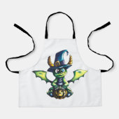 Magisch Halloween Dragon Design Schort (Voorkant)