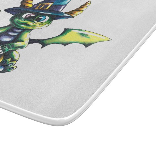 Magisch Halloween Dragon Design Snijplank (Hoek)