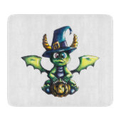 Magisch Halloween Dragon Design Snijplank (Voorkant)