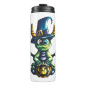 Magisch Halloween Dragon Design Thermosbeker (Voorkant)