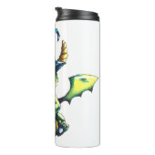 Magisch Halloween Dragon Design Thermosbeker (Geroteerd rechts)