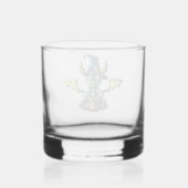 Magisch Halloween Dragon Design Whisky Glas (Voorkant)