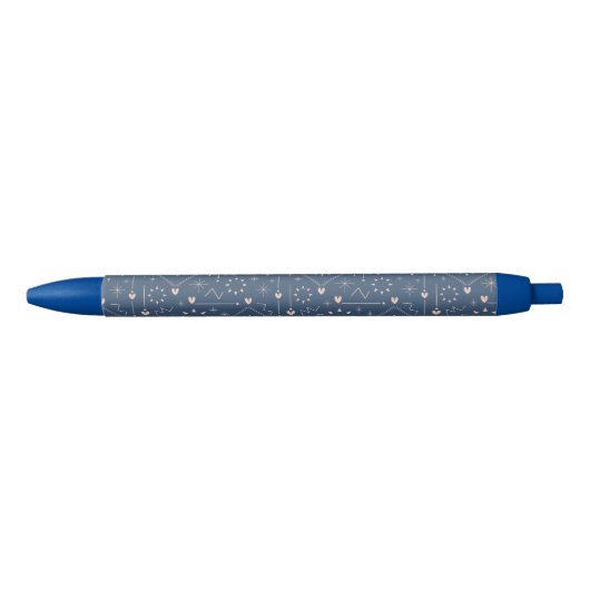 Magisch Hartpatroon Blauwe Inkt Pen (Voorkant)