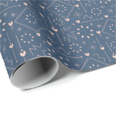 Magisch Hartpatroon Cadeaupapier (Rol Hoek)