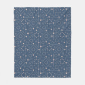 Magisch Hartpatroon Fleece Deken (Voorkant)