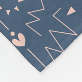 Magisch Hartpatroon Fleece Deken (Hoek)