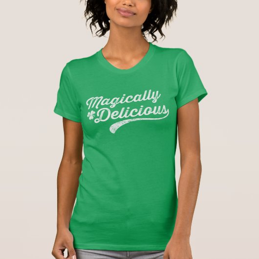 Magisch heerlijk  groen T-shirt (Voorkant)