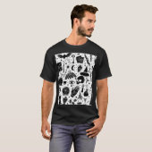 Magisch heksenpatroon:  hekserij achtergrond t-shirt (Voorkant volledig)