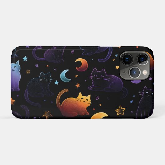 Magisch hemels kattenpatroon met manen Case-Mate iPhone case (Achterkant (horizontaal))