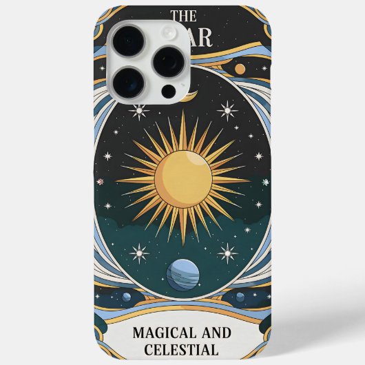 Magisch hemels ster en kosmisch maanontwerp Case-Mate iPhone case (Achterkant)