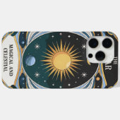 Magisch hemels ster en kosmisch maanontwerp Case-Mate iPhone case (Achterkant (horizontaal))