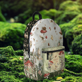 Magisch Herfstbos Fee | Monogram Bedrukte Rugzak