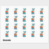 Magisch Hert Bosland Ronde Sticker (Vel)