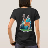 Magisch hertenbos t-shirt (Achterkant)