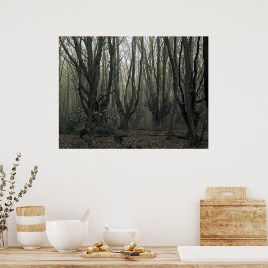 Magisch hout poster (Keuken)