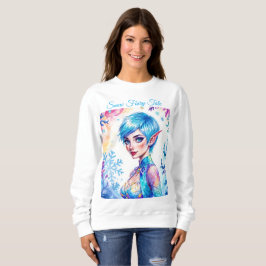 Magisch ijs elf sneeuw bos bevroren sprookje trui