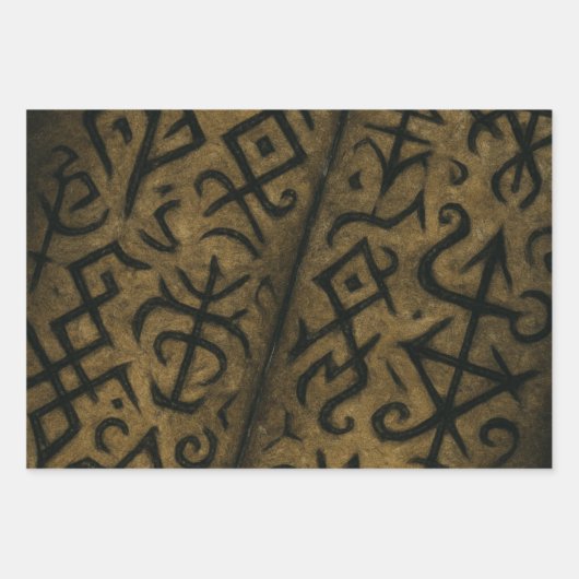 Magisch inpakpapier Flat Sheet Set van 3 (Voorkant 3)