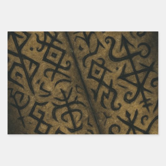 Magisch inpakpapier Flat Sheet Set van 3 (Voorkant 2)