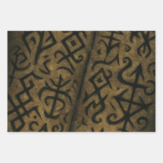 Magisch inpakpapier Flat Sheet Set van 3 (Voorkant)