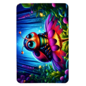 Magisch insect in een lichtgevend nachtelijk bos magneet (Verticaal)