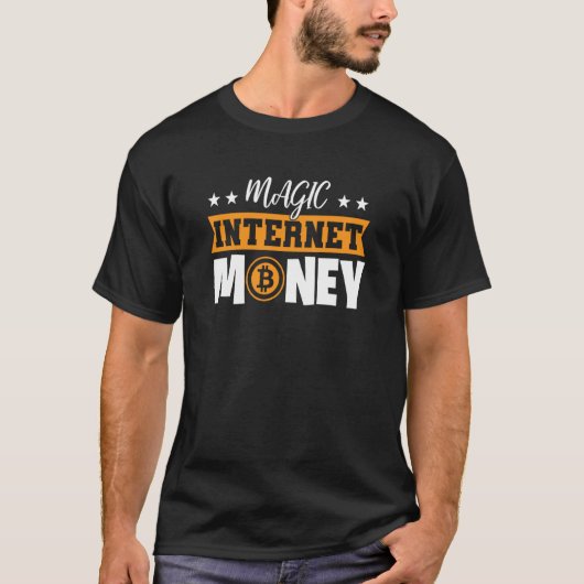 Magisch Internet Geld Bitcoin T-shirt (Voorkant)
