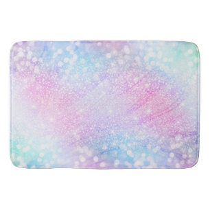 Magisch Iridescent Glitter bespaart roze design Badmat