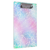 Magisch Iridescent Glitter bespaart roze design Klembord (Rechts)