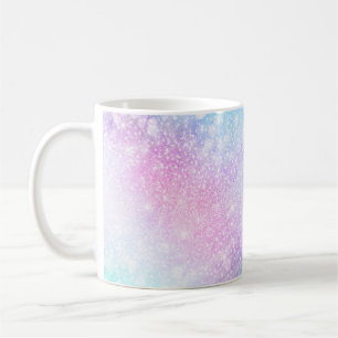 Magisch Iridescent Glitter bespaart roze design Koffiemok