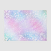 Magisch Iridescent Glitter bespaart roze design Tissuepapier (Voorkant)