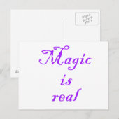 Magisch is echt briefkaart (Voorkant / Achterkant)