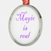 Magisch is echt hoogwaardig rond ornament (Links)