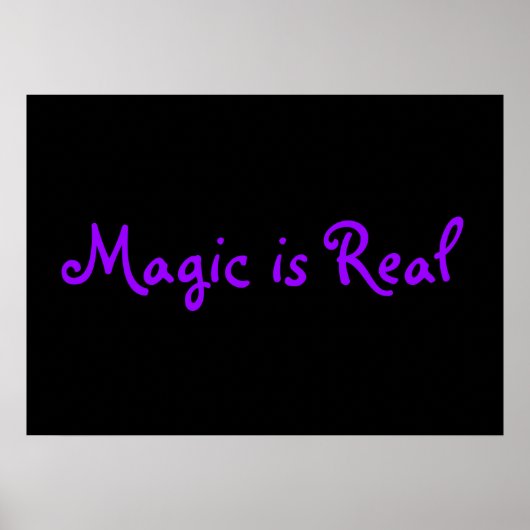 Magisch is echt poster (Voorkant)