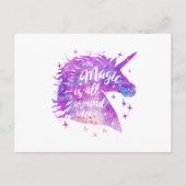 Magisch is overal om ons heen - Kies achtergrondkl Briefkaart (Voorkant)