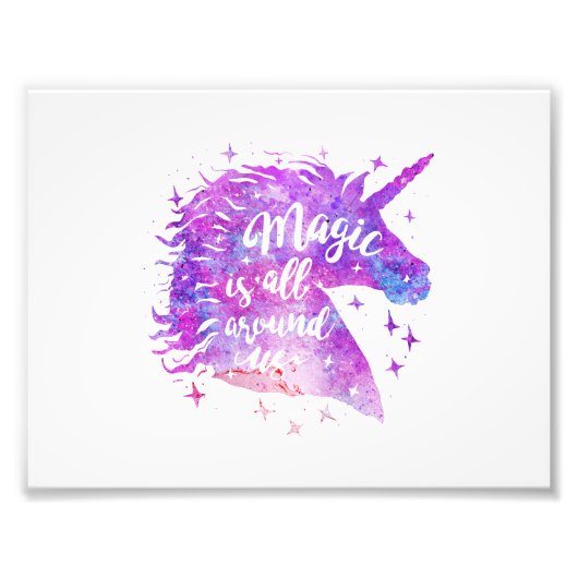 Magisch is overal om ons heen - Kies achtergrondkl Foto Afdruk (Voorkant)
