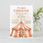 Magisch jaar Magiër Verjaardag Kaart (Staand voorkant)