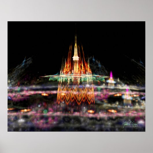 Magisch Kasteel (20x16) Poster (Voorkant)