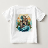 Magisch kasteel en Dragon T-shirt (Achterkant)