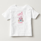 Magisch Kasteel Prinses Eén Jaar Verjaardag T-shir Kinder Shirts (Voorkant)
