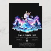 Magisch Kasteel Prinses verjaardag Kaart (Voorkant / Achterkant)