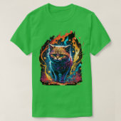 Magisch katteontwerp1 t-shirt (Design voorkant)