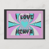 Magisch Kenia: IK HOU VAN KENIA Briefkaart (Voorkant)