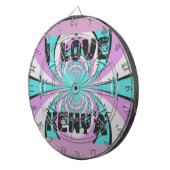 Magisch Kenia: IK HOU VAN KENIA Dartbord (Voorkant Rechts)